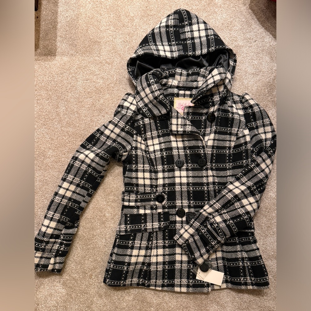 Plaid winter jacket
